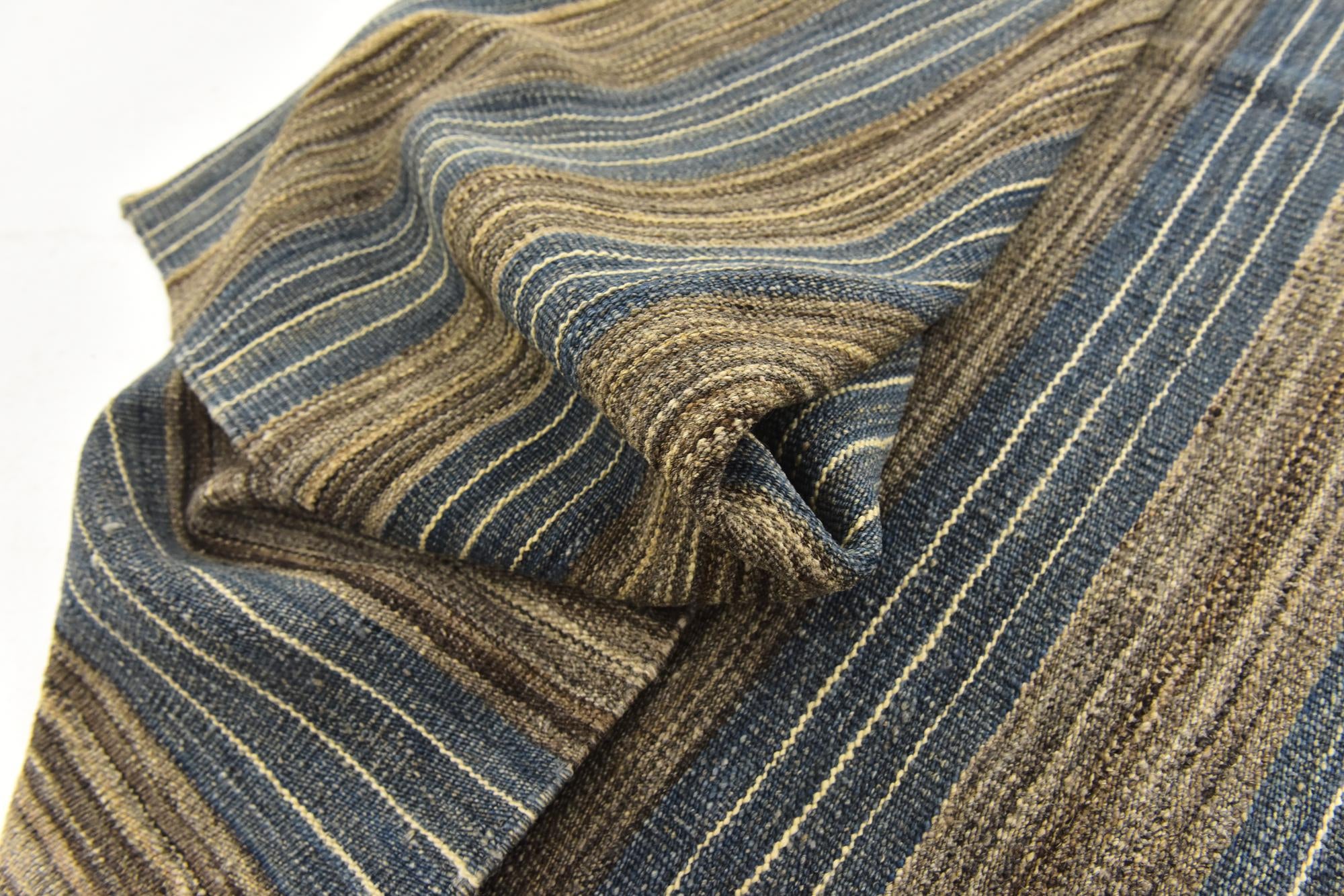 6' x 7' 8 Hand Woven Kilim Modern Wool Rug