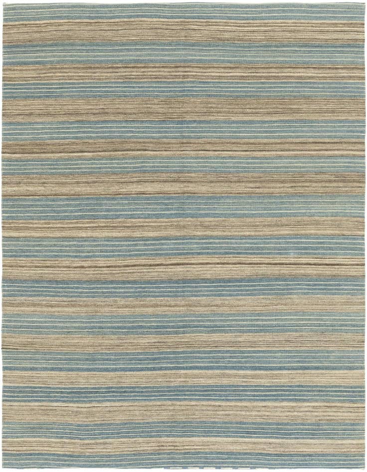Detail image of 6' x 7' 8 Hand Woven Kilim Modern Wool Rug