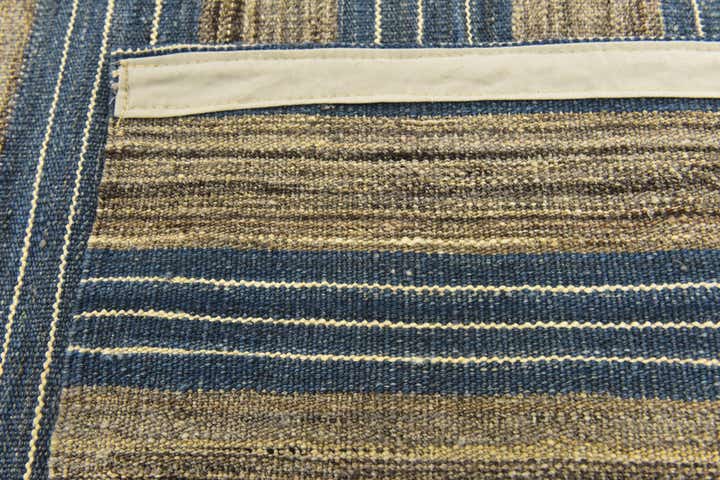 6' x 7' 7 Hand Woven Kilim Modern Wool Rug