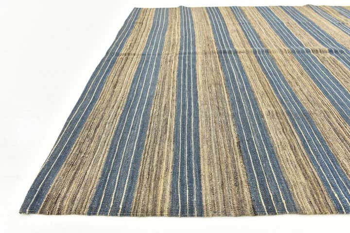 6' x 7' 7 Hand Woven Kilim Modern Wool Rug