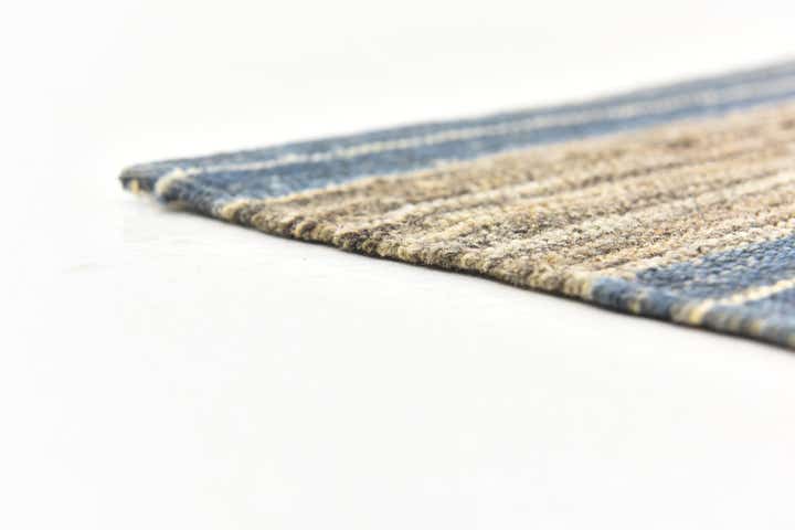 6' x 7' 7 Hand Woven Kilim Modern Wool Rug