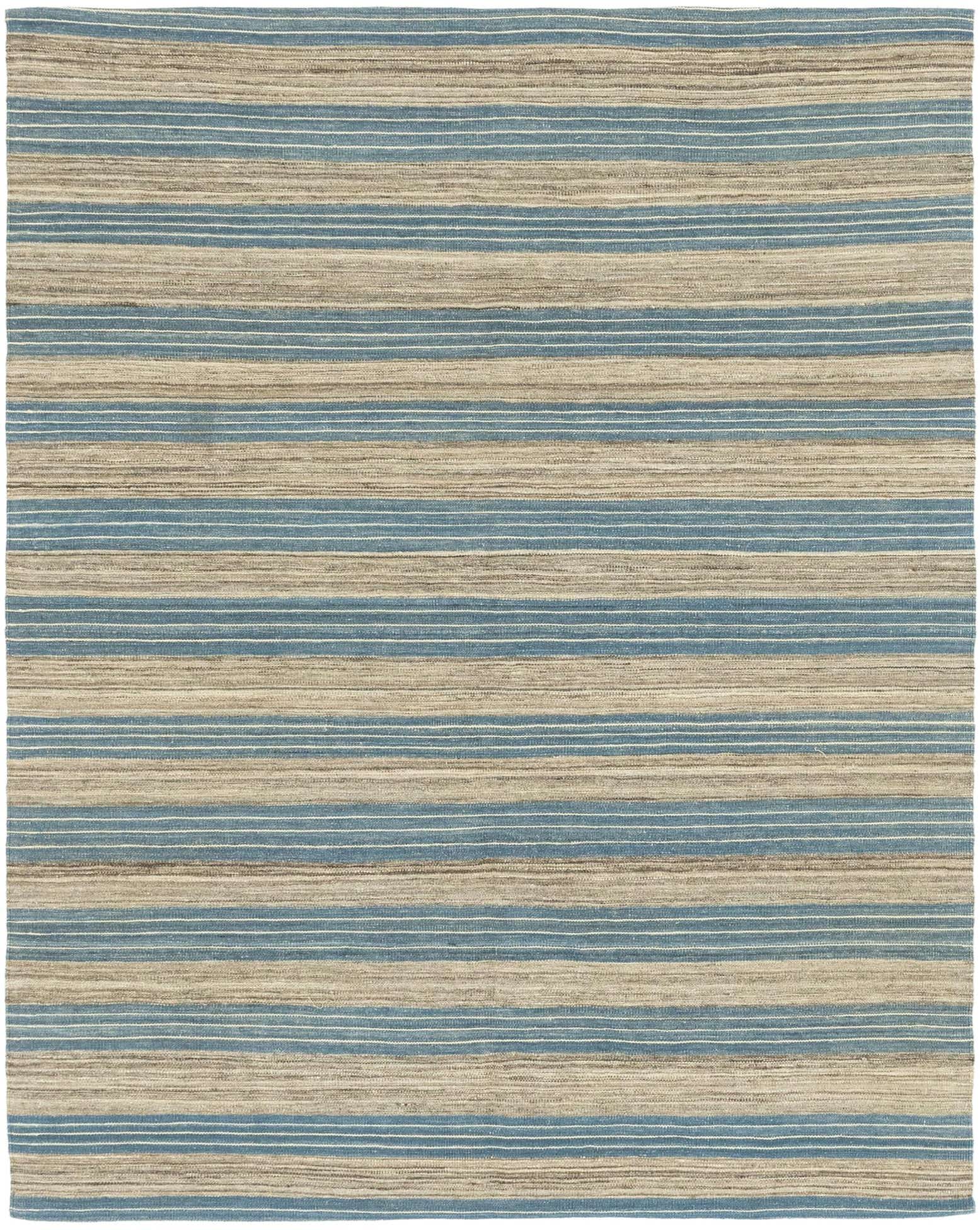 6' x 7' 7 Hand Woven Kilim Modern Wool Rug