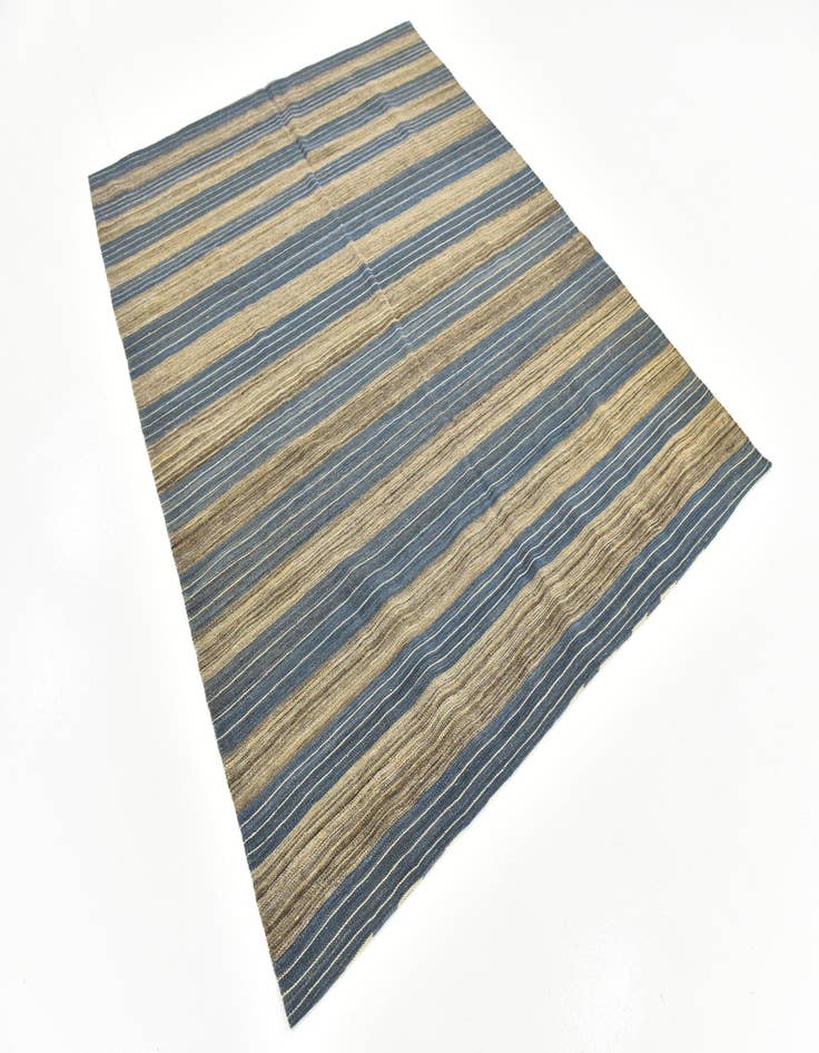 Detail image of 5' 10 x 7' 8  Hand Woven Kilim Modern Wool Rug