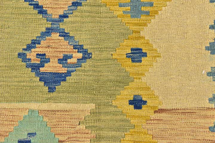 5' 9 x 8' Hand Woven Kilim Modern Wool Rug