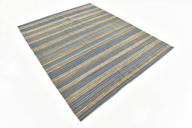 Detail image of 5' 10 x 7' 4 Hand Woven Kilim Modern Wool Rug