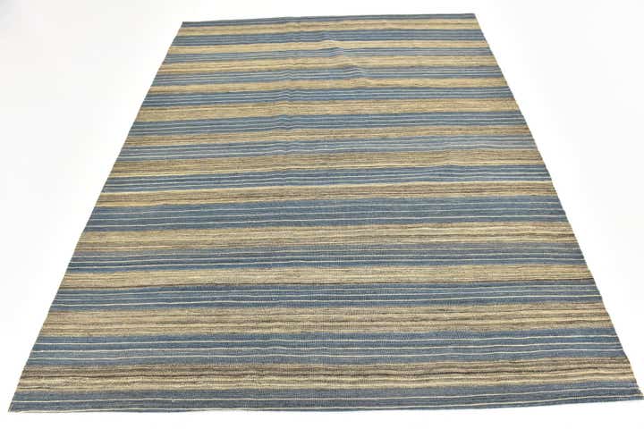 5' 10 x 7' 4 Hand Woven Kilim Modern Wool Rug