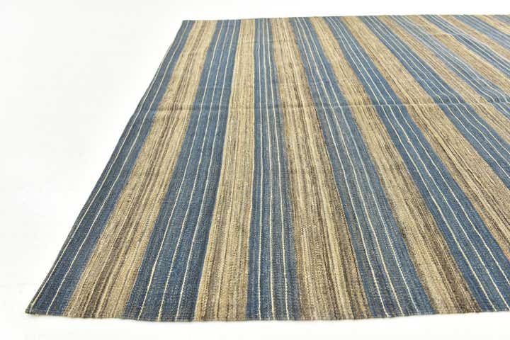 5' 10 x 7' 4 Hand Woven Kilim Modern Wool Rug
