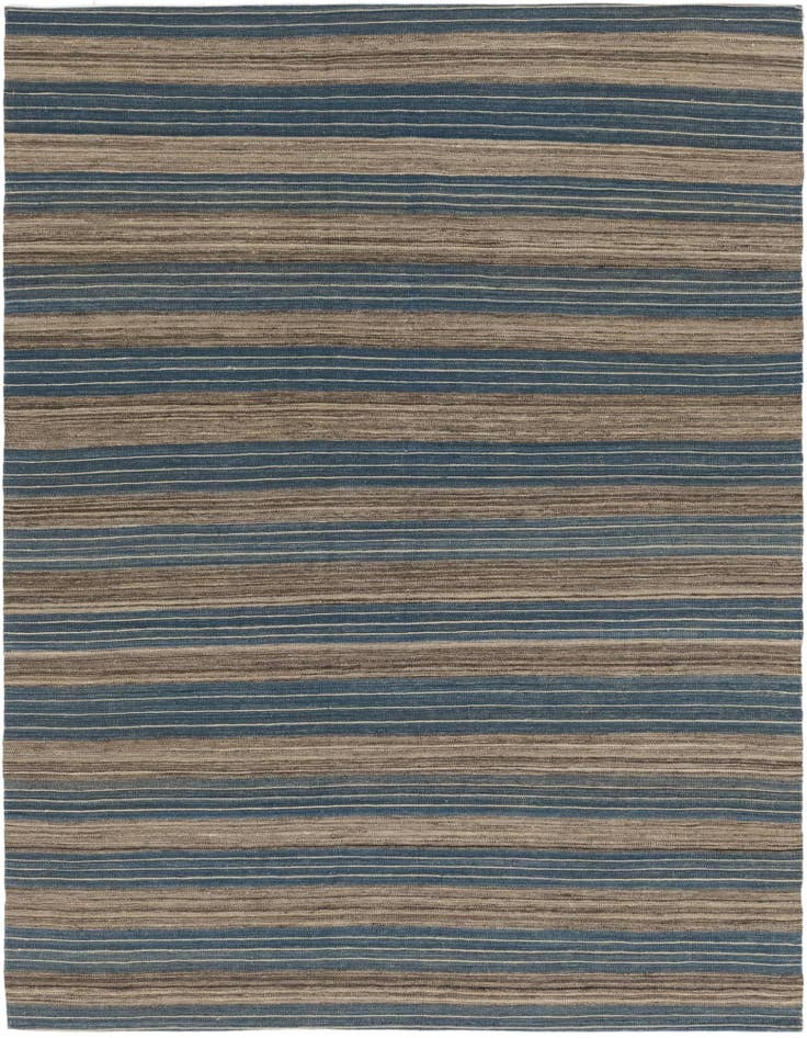 Detail image of 5' 10 x 7' 4 Hand Woven Kilim Modern Wool Rug