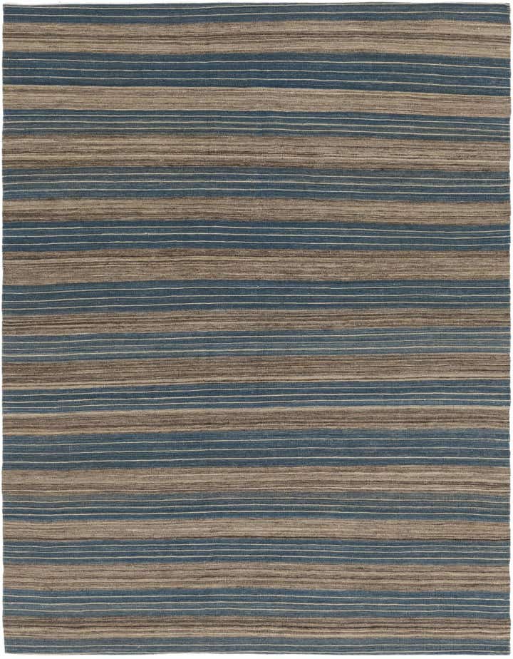 5' 10 x 7' 4 Hand Woven Kilim Modern Wool Rug