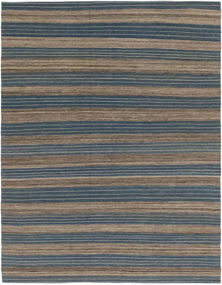 Detail image of 5' 10 x 7' 4 Hand Woven Kilim Modern Wool Rug