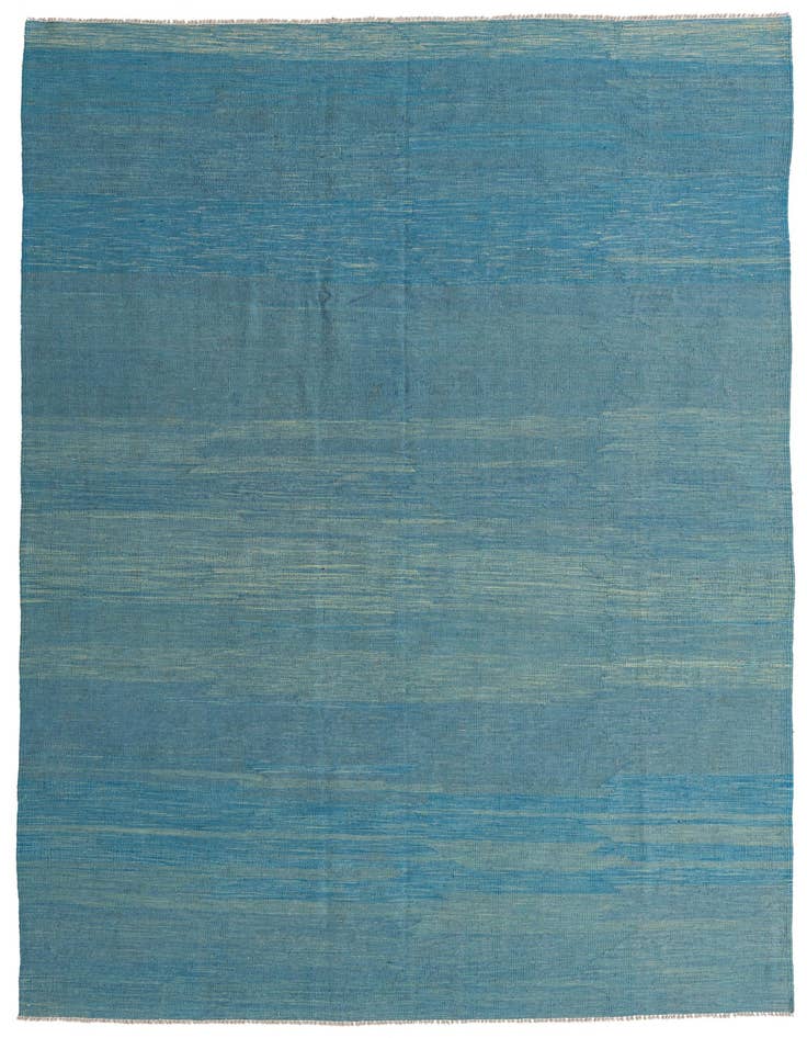 Detail image of 6' 10 x 9' 9 Hand Woven Kilim Modern Wool Rug