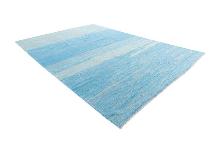 205cm x 300cm Hand Woven Kilim Modern Wool Rug