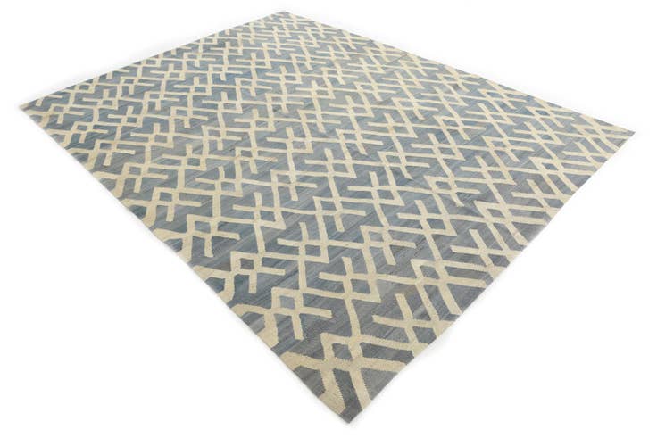 Detail image of 220cm x 285cm Tejido a mano Kilim Modern Alfombra Lana