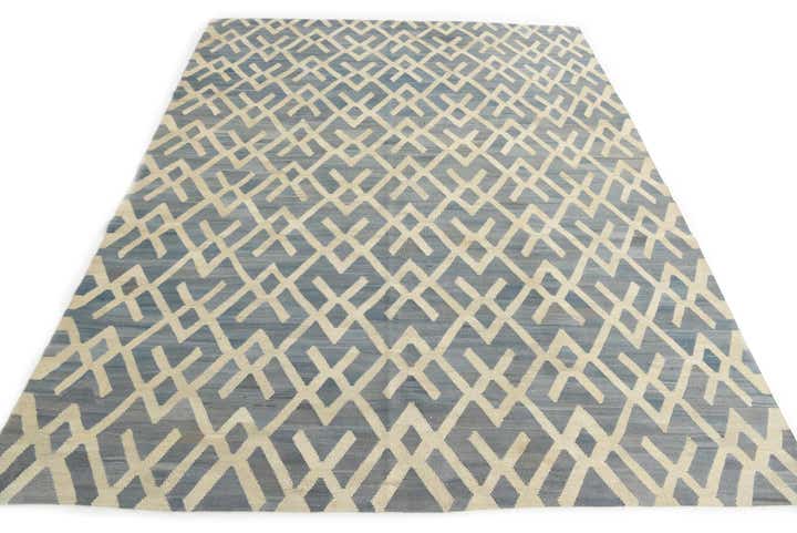 220cm x 285cm Tejido a mano Kilim Modern Alfombra Lana