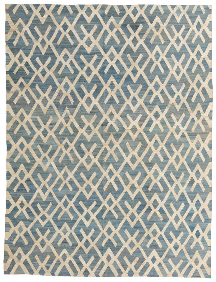 Detail image of 220cm x 285cm Tejido a mano Kilim Modern Alfombra Lana