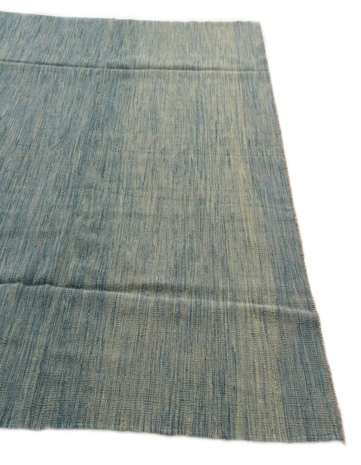 Detail image of 6' 4 x 9' 9  Hand Woven Kilim Modern Wool Rug