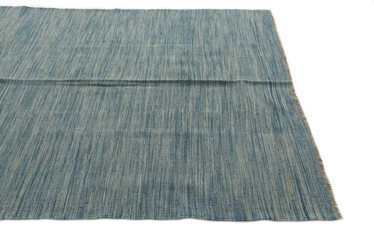 Detail image of 4' 10 x 6' 7 Hand Woven Kilim Modern Wool Rug