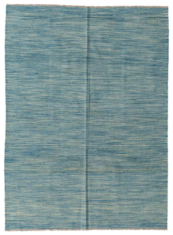 4' 10 x 6' 7 Hand Woven Kilim Modern Wool Rug