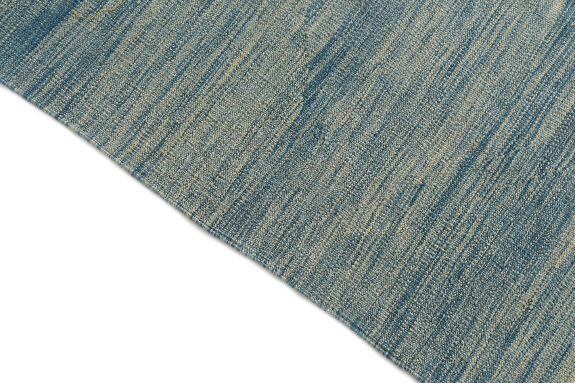5' 7 x 8' 1 Hand Woven Kilim Modern Wool Rug