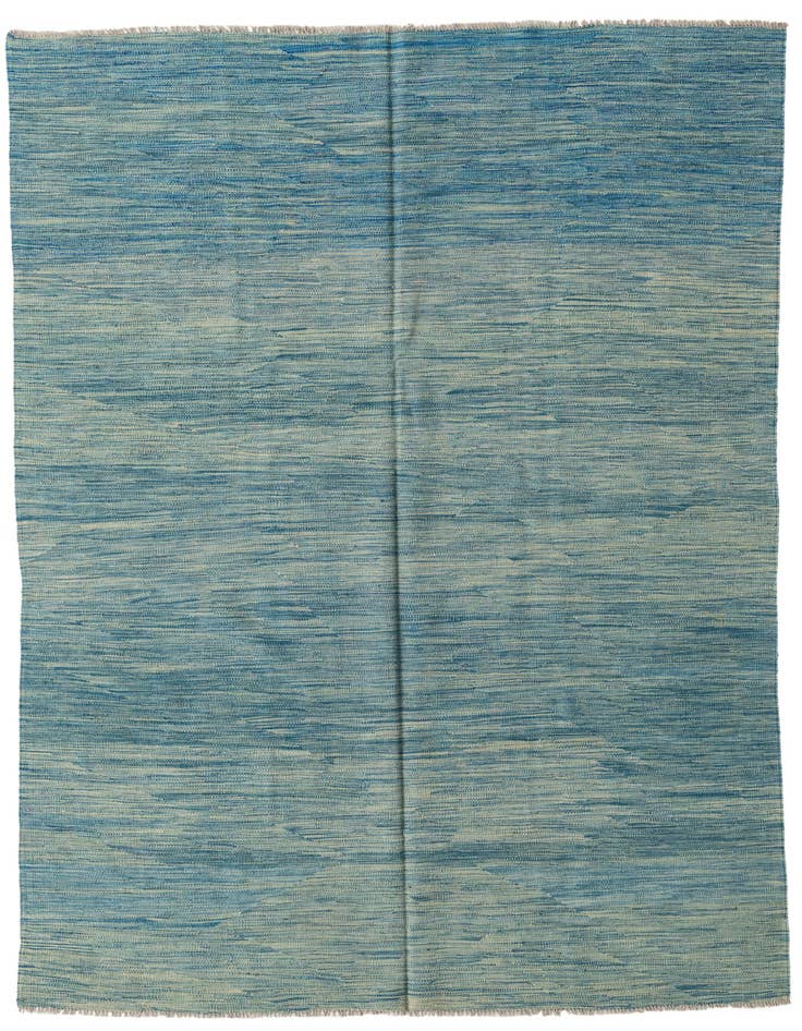 Detail image of 5' 7 x 8' 1 Hand Woven Kilim Modern Wool Rug