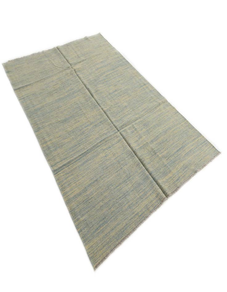 Detail image of 5' 6 x 8' 2  Hand Woven Kilim Modern Wool Rug