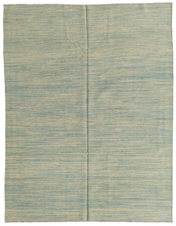 Detail image of 5' 6 x 8' 2 Hand Woven Kilim Modern Wool Rug