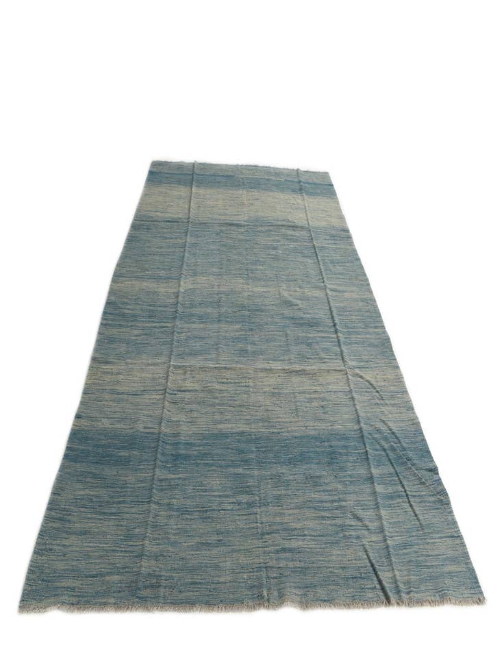 Detail image of 6' 7 x 9' 10  Hand Woven Kilim Modern Wool Rug