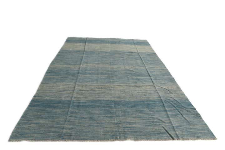 6' 7 x 9' 10 Hand Woven Kilim Modern Wool Rug
