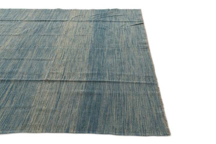 6' 7 x 9' 10 Hand Woven Kilim Modern Wool Rug