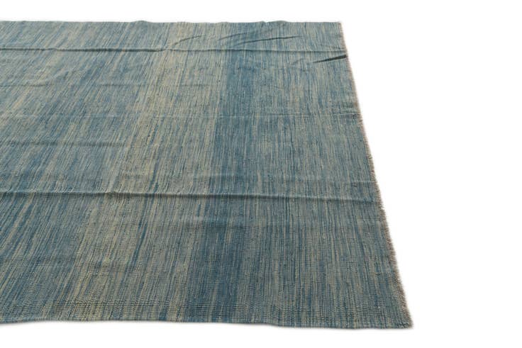Detail image of 6' 7 x 9' 10 Hand Woven Kilim Modern Wool Rug