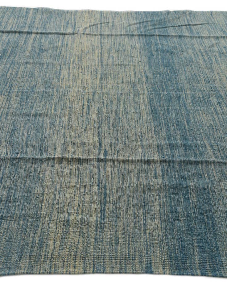 Detail image of 6' 7 x 9' 10  Hand Woven Kilim Modern Wool Rug