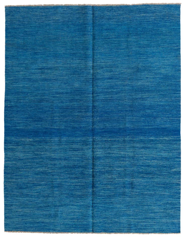 Detail image of 5' 2 x 6' 8 Hand Woven Kilim Modern Wool Rug