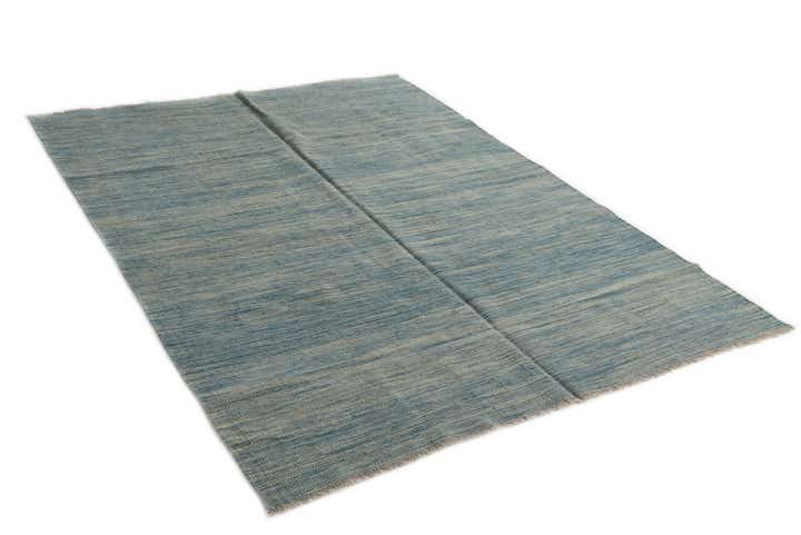 5' x 6' 8 Hand Woven Kilim Modern Wool Rug