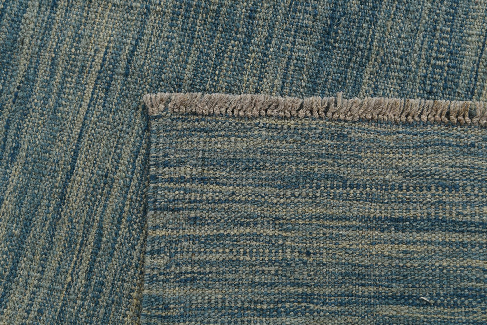5' x 6' 8 Hand Woven Kilim Modern Wool Rug