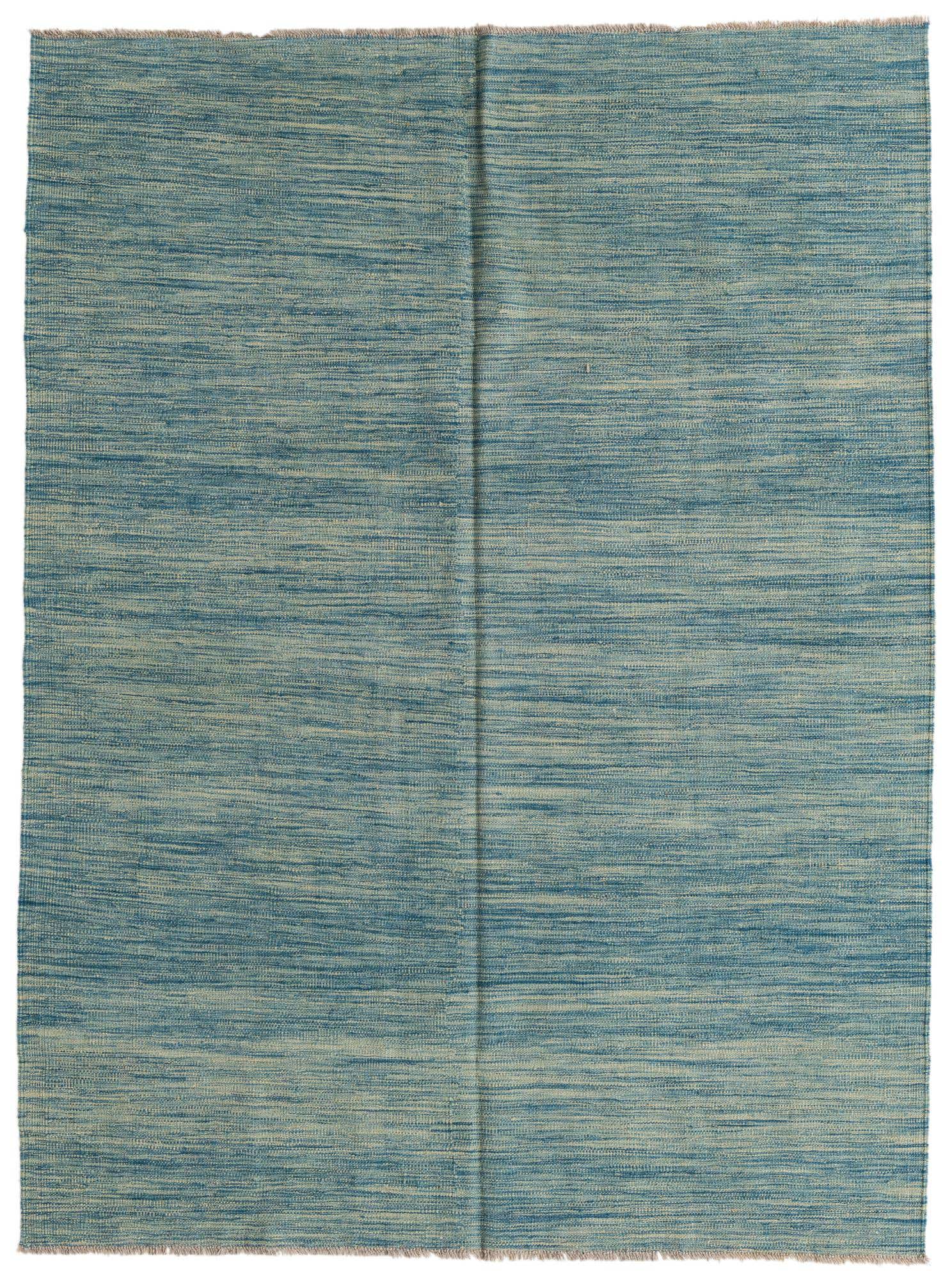 5' x 6' 8 Hand Woven Kilim Modern Wool Rug