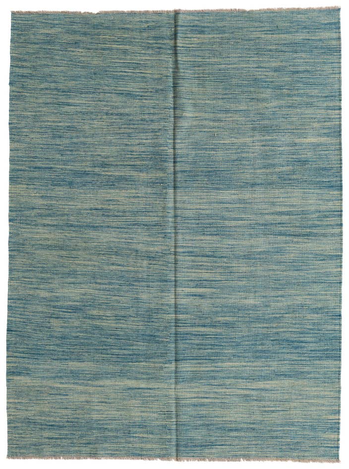 Detail image of 5' x 6' 8 Hand Woven Kilim Modern Wool Rug