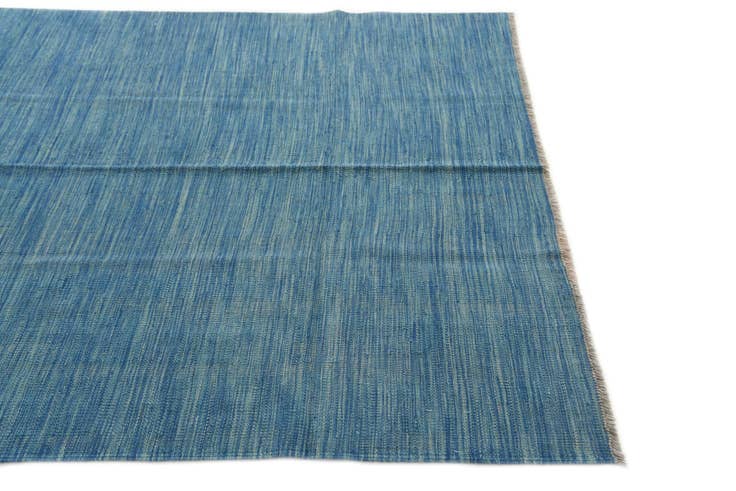 Detail image of 5' x 6' 8 Hand Woven Kilim Modern Wool Rug