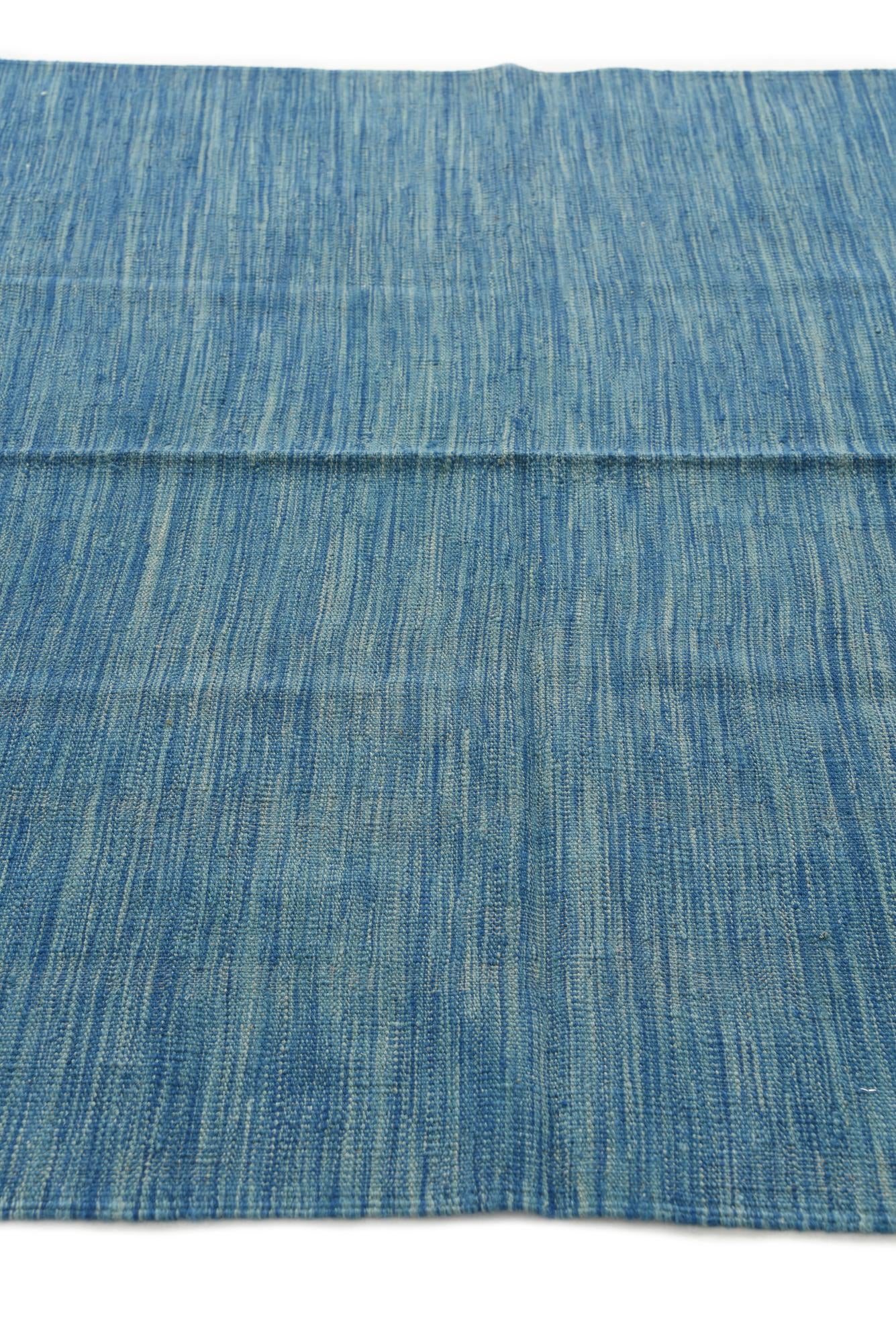 5' x 6' 8 Hand Woven Kilim Modern Wool Rug