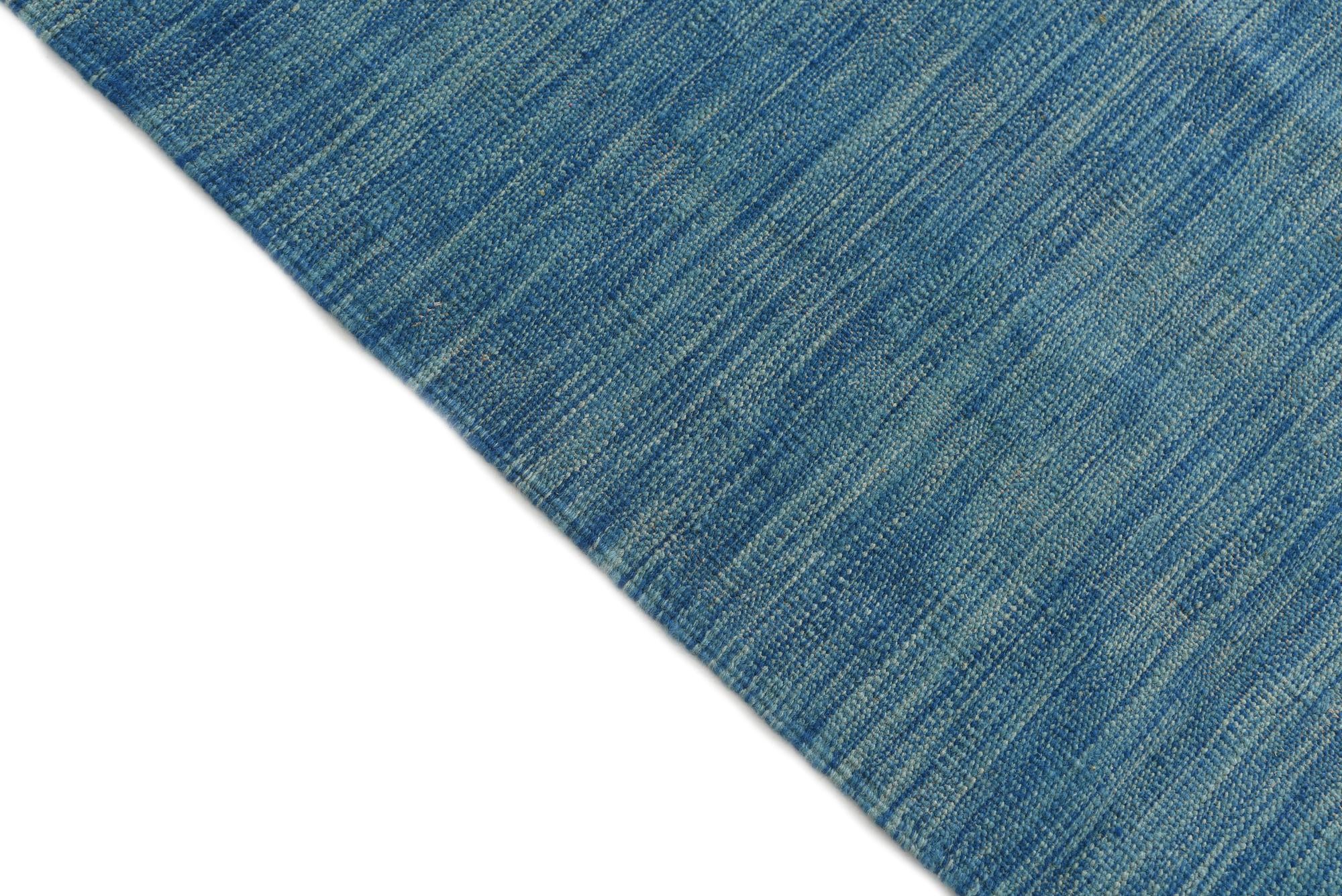 5' x 6' 8 Hand Woven Kilim Modern Wool Rug