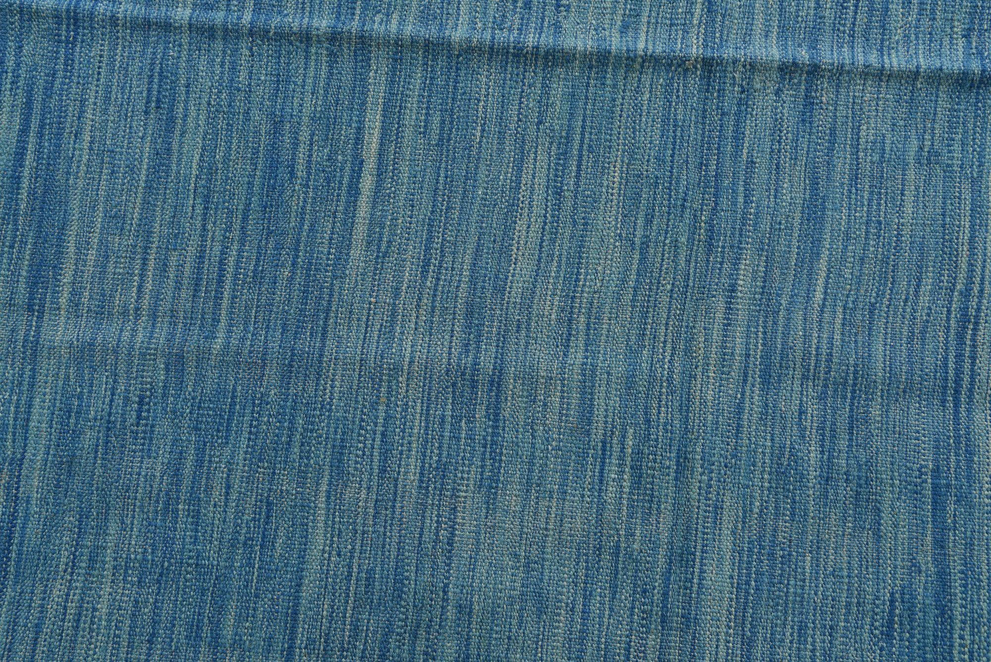 5' x 6' 8 Hand Woven Kilim Modern Wool Rug