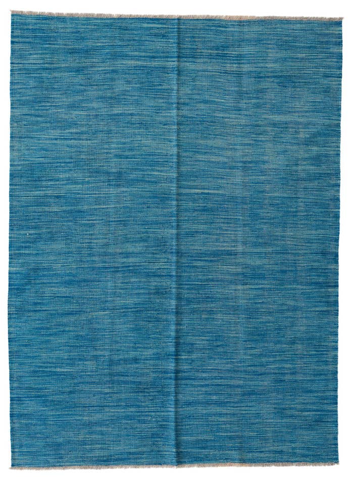 Detail image of 5' x 6' 8 Hand Woven Kilim Modern Wool Rug