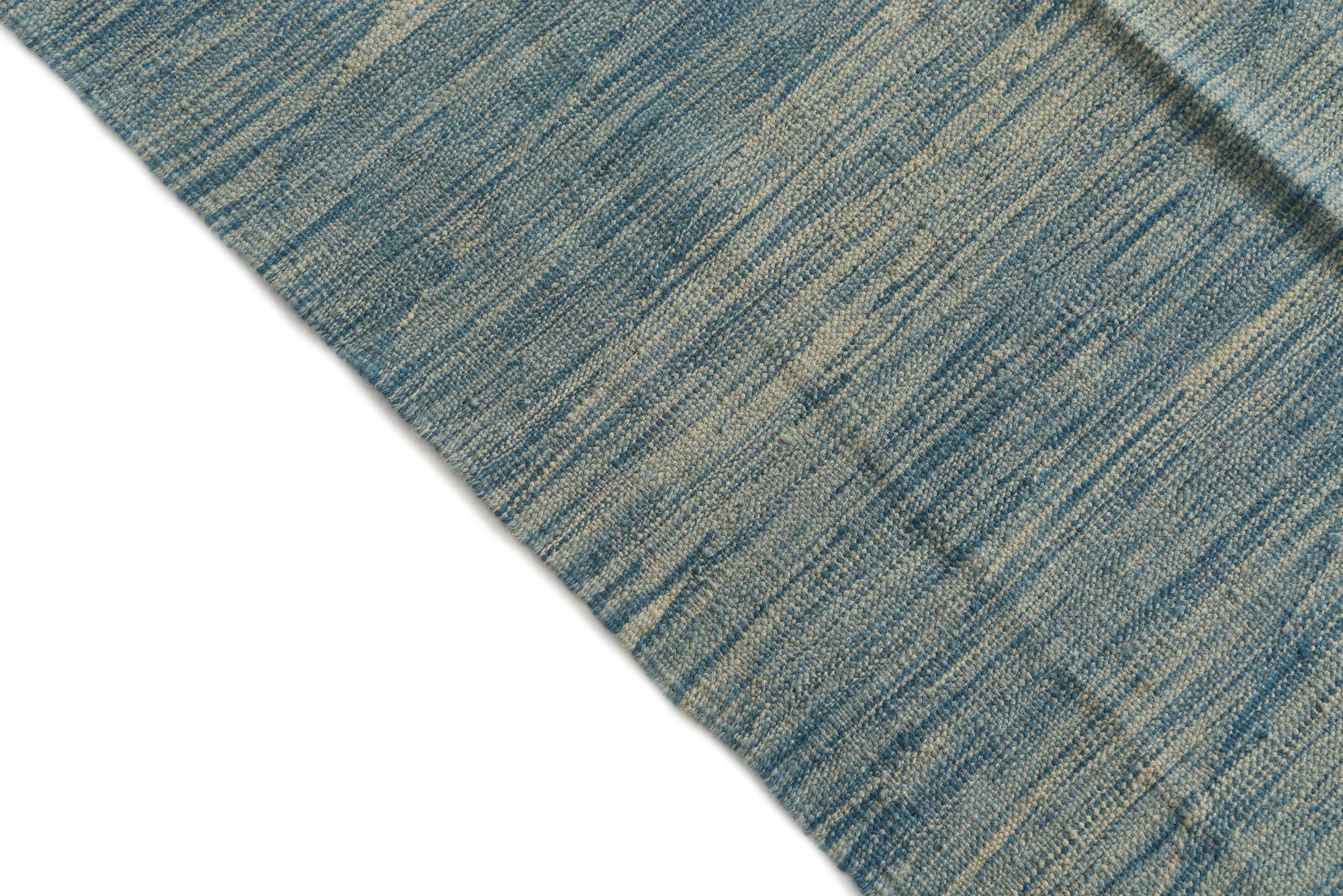 5' x 6' 6 Hand Woven Kilim Modern Wool Rug