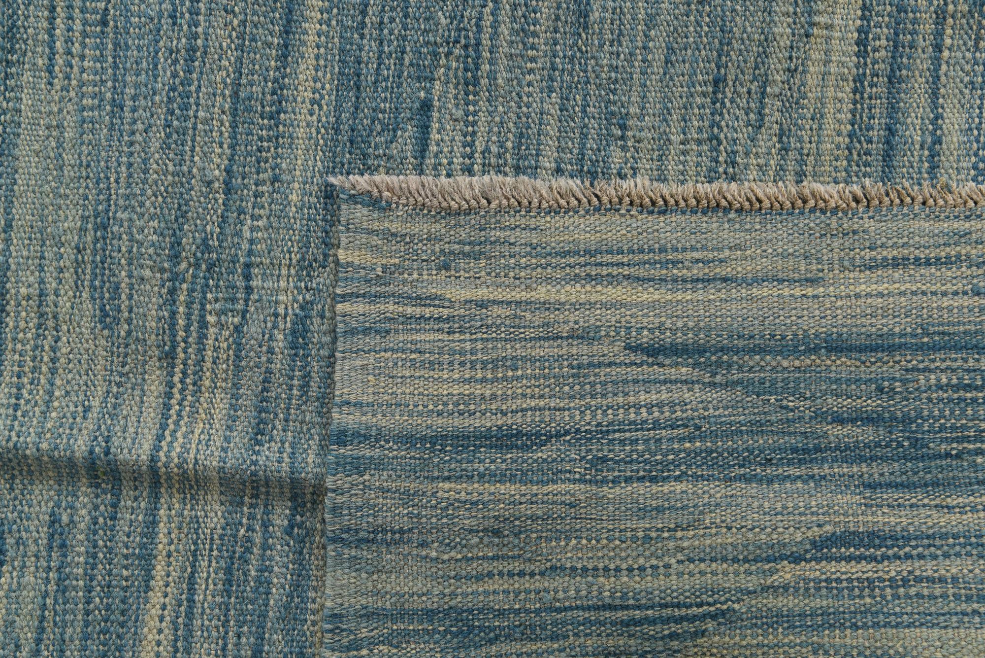 5' x 6' 6 Hand Woven Kilim Modern Wool Rug