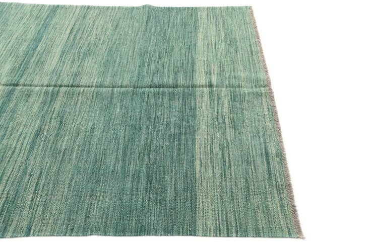 Detail image of 4' 7 x 6' 7 Hand Woven Kilim Modern Wool Rug