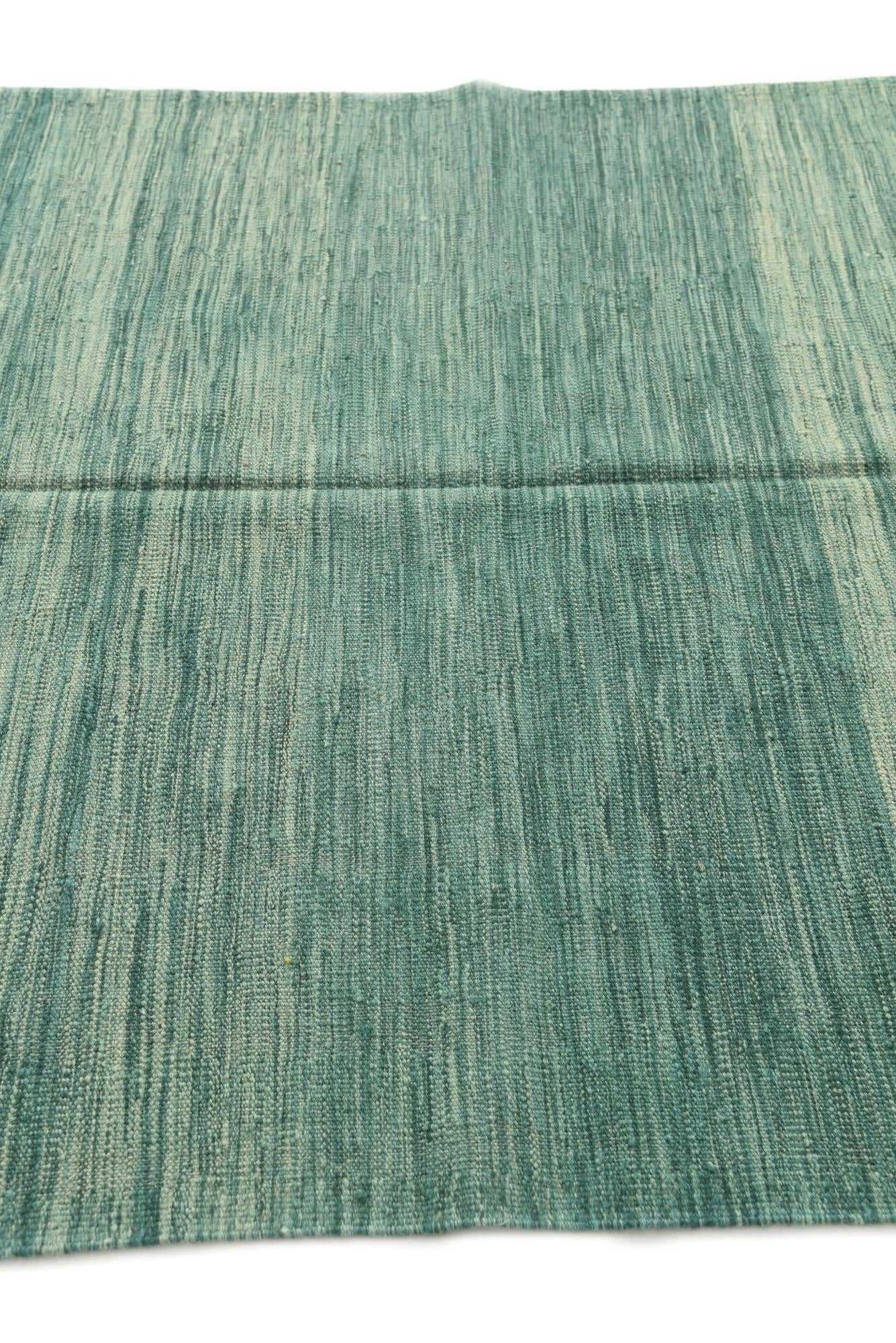 4' 7 x 6' 7 Hand Woven Kilim Modern Wool Rug