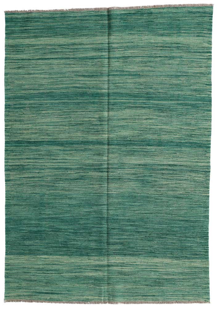 4' 7 x 6' 7 Hand Woven Kilim Modern Wool Rug