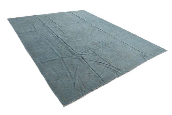 8' 1 x 9' 8 Hand Woven Kilim Modern Wool Rug