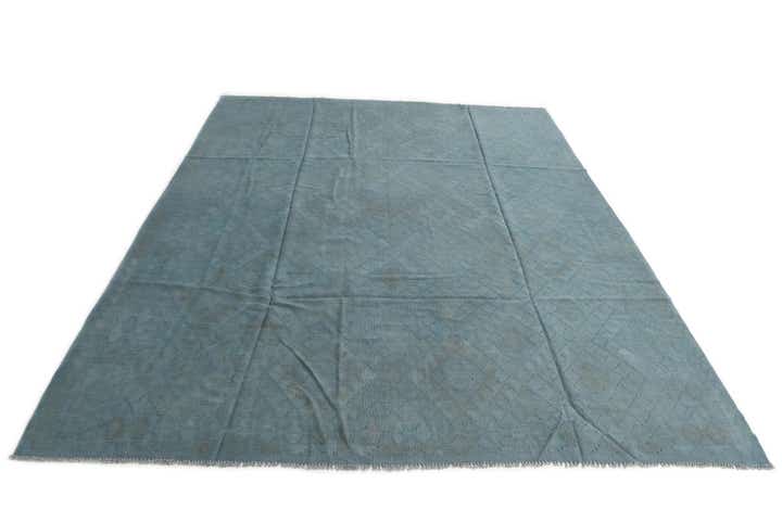 8' 1 x 9' 8 Hand Woven Kilim Modern Wool Rug