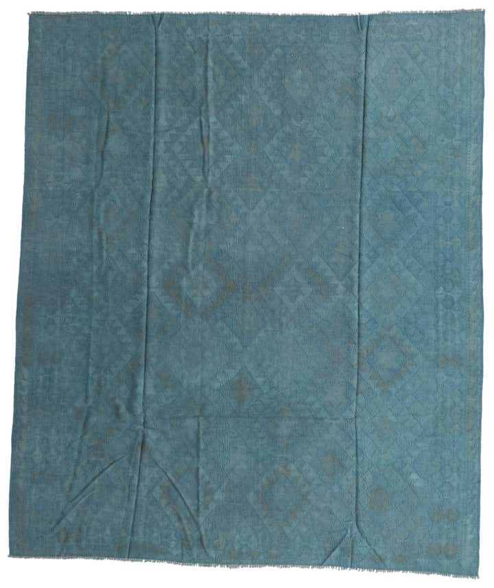 8' 1 x 9' 8 Hand Woven Kilim Modern Wool Rug