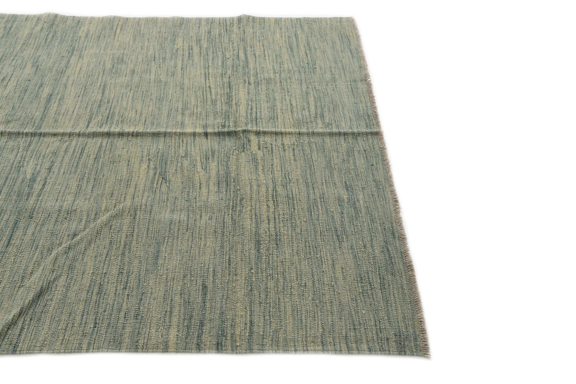 5' x 6' 7 Hand Woven Kilim Modern Wool Rug